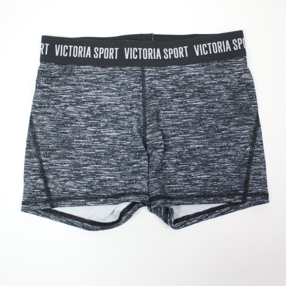 Victoria Sport Womens Medium The Player Space-Dye Compression Shorts